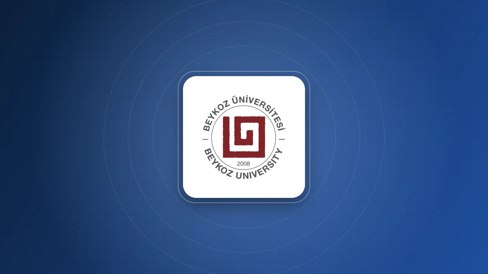 Beykoz University logo – Istanbul, Türkiye