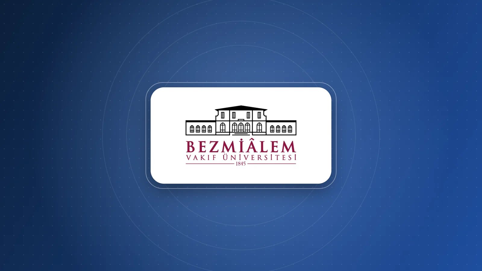 Bezmialem Vakıf University logo – Istanbul, Turkey
