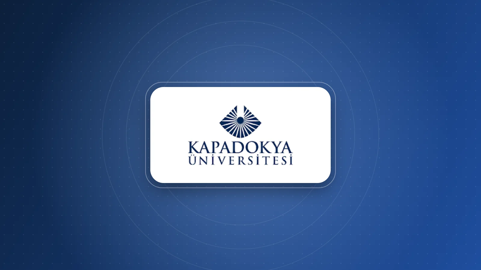 Cappadocia University logo – Nevşehir, Turkey