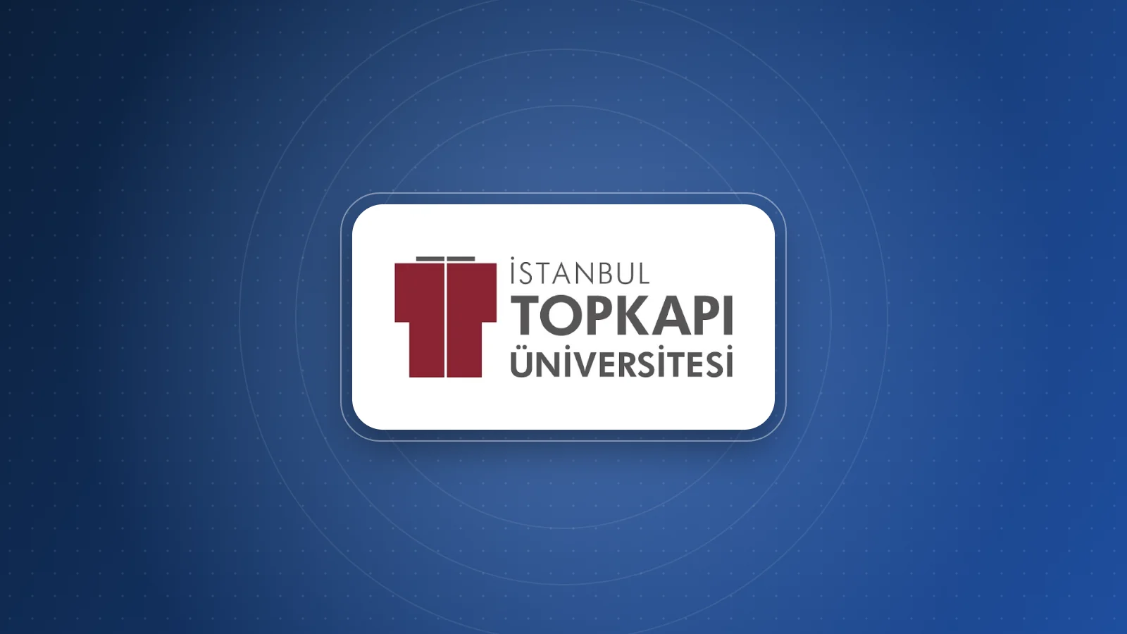 Istanbul Topkapı University logo – Istanbul, Türkiye