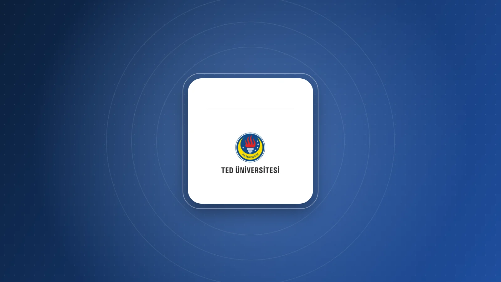 TED University logo – Ankara, Turkey